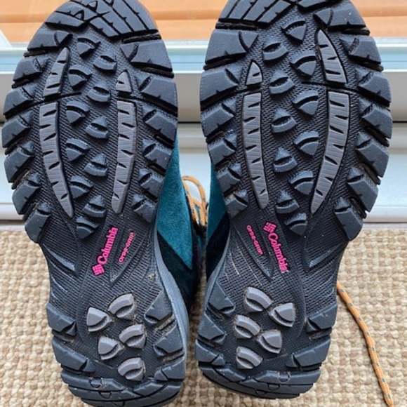 Columbia Newton Ridge Plus US 6 Waterproof Amped hiking shoes teal green - Picture 12 of 16